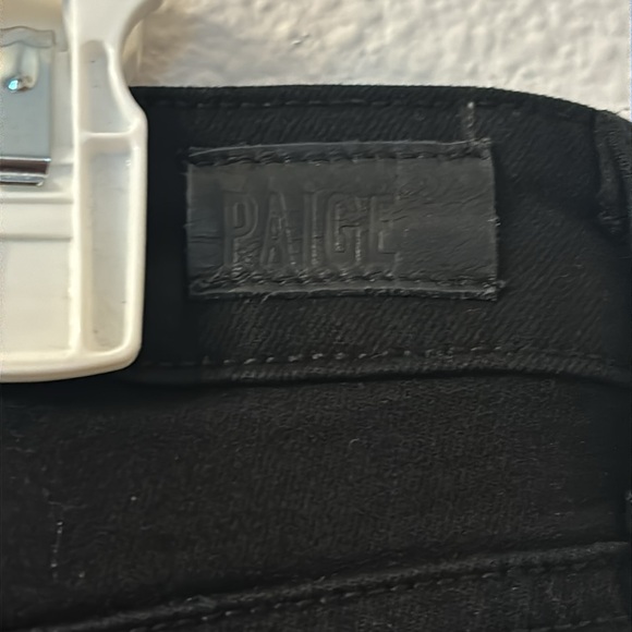 Paige Hoxton ankle black jeans with raw hem size 27 - Picture 7 of 10